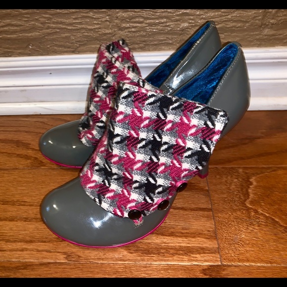 grey irregular choice shoes